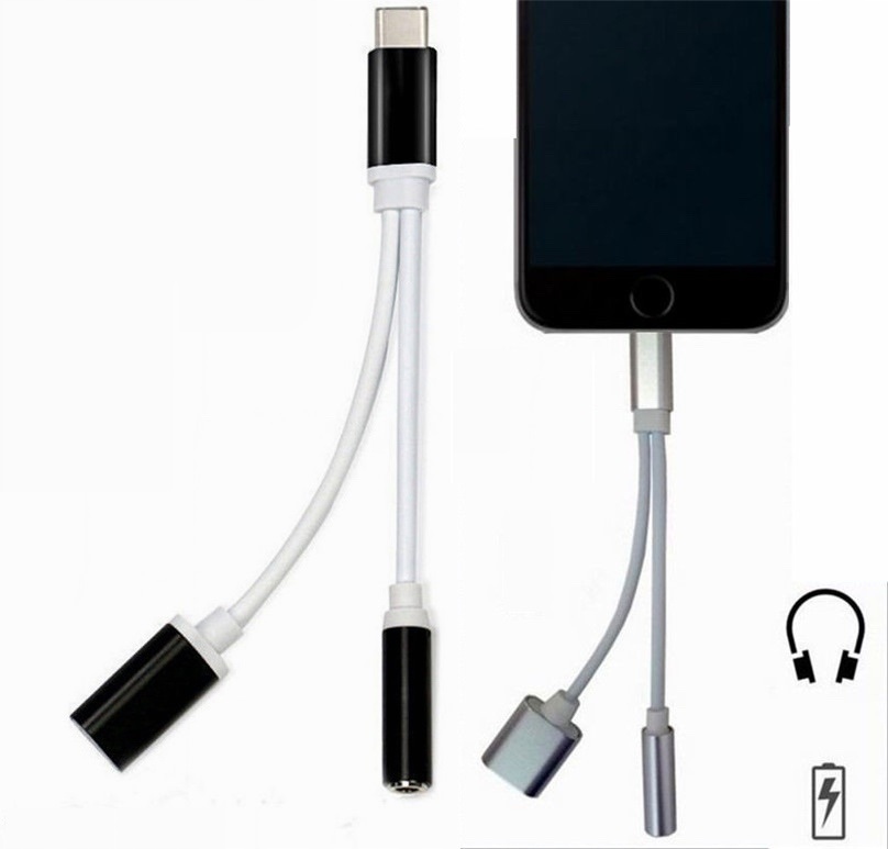 PRZEJŚCIÓWKA ADAPTER KABEL USB C MINI JACK 3 5mm MIX System