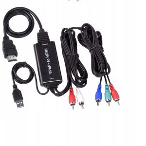 Kabel adapter konwerter RCA RGB YPbPr na HDMI - obrazek 2