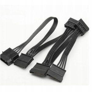 ROZDZIELACZ KABEL ZASILAJĄCY MOLEX na 5x SATA