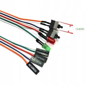 Włącznik Obudowy Komputera ATX Power Reset HDD LED