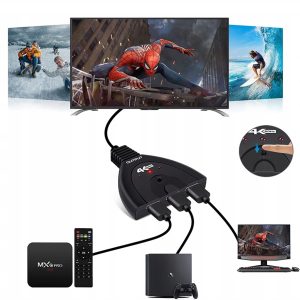 SWITCH HDMI 3x1 PRZEŁĄCZNIK UHD 4K HDCP 2.2 HDR - obrazek 2