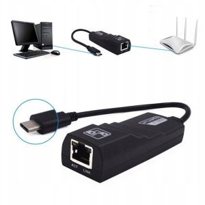 KARTA SIECIOWA USB-C LAN RJ45 Ethernet Gigabit - obrazek 2